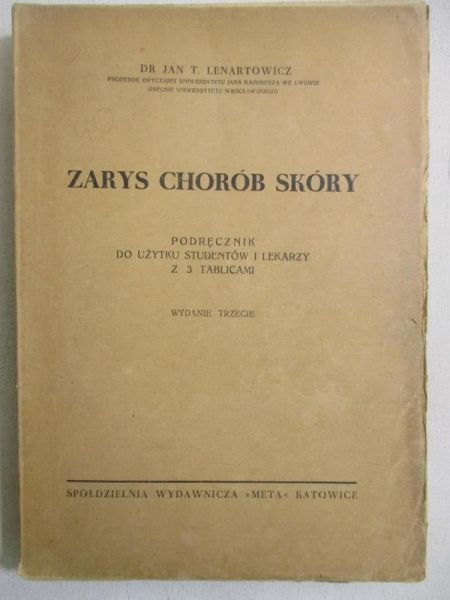 Zarys chorób skóry, 1948r.