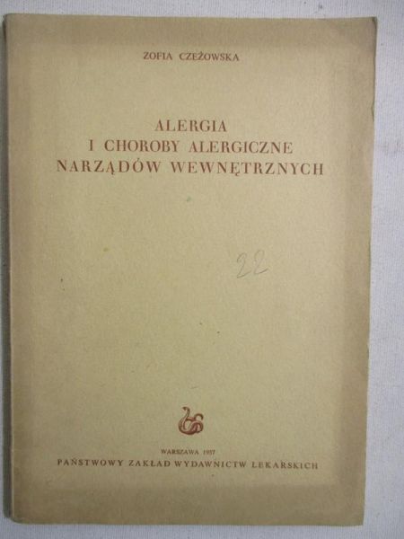 Alergia i choroby alergiczne narządów wewnętrznych