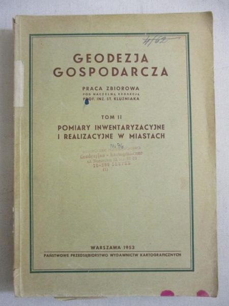 Geodezja gospodarcza, t. II