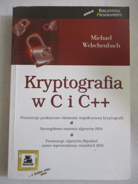 Welschenbach Michael - Kryptografia w C i C++