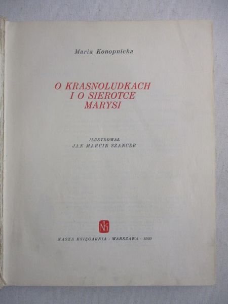O krasnoludkach i o sierotce Marysi
