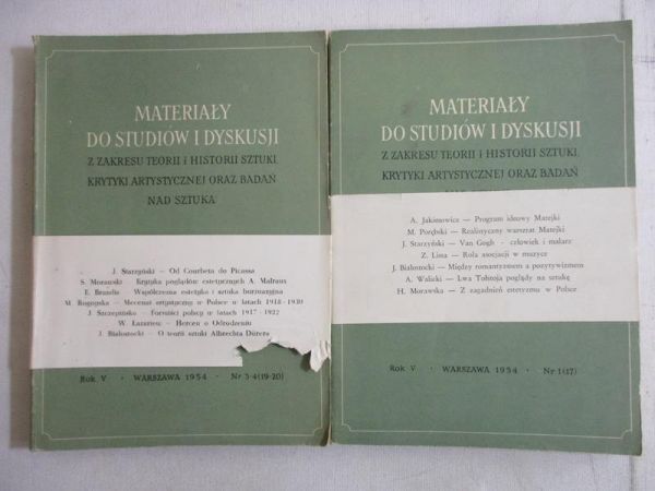 Materiały do studiów i dyskusji z zakresu teorii i historii sztuki, krytyki artystycznej oraz badań nad sztuką