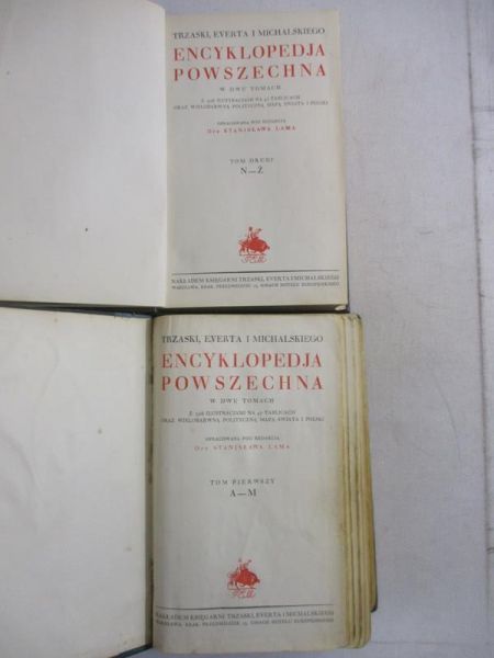Encyklopedja powszechna w dwu tomach, 1927r.