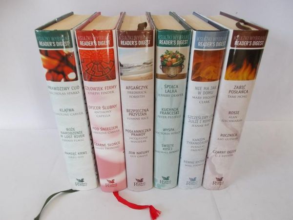 Książki wybrane Reader's Digest, 6 książek