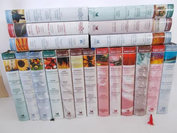 Książki wybrane Reader's Digest, zestaw 19 książek