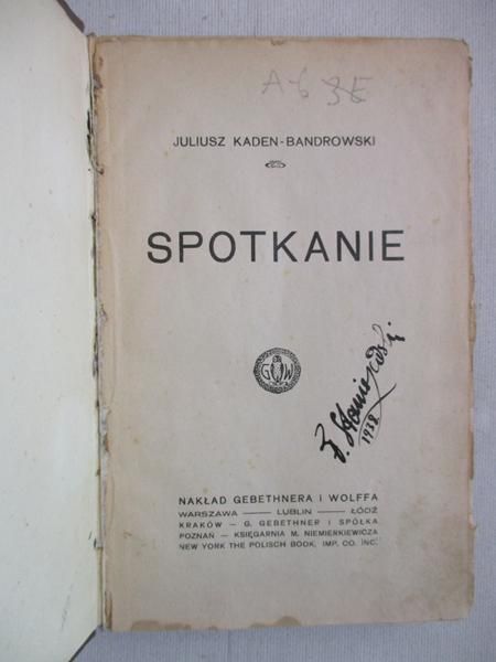 Spotkanie, 1916 r.
