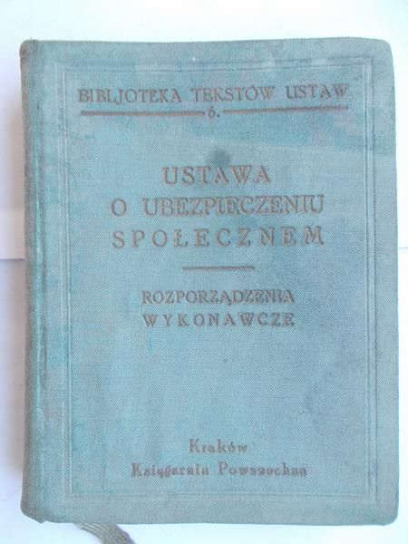 Ustawa o ubezpieczeniu społecznym