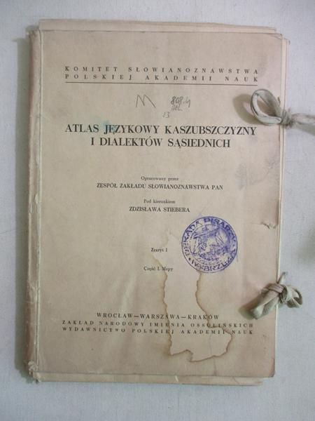Atlas językowy Kaszubszczyzny i dialektów sąsiednich