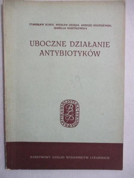 Uboczne działanie antybiotyków