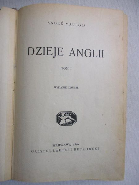 Maurois Andre- Dzieje Anglii, tom I