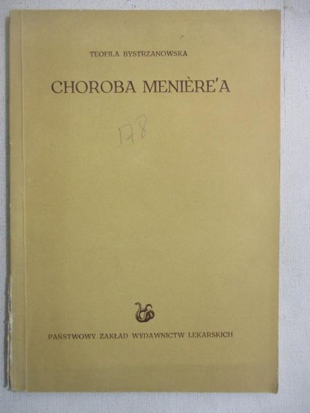 Bystrzanowska Teofilia - Choroba Meniere'a