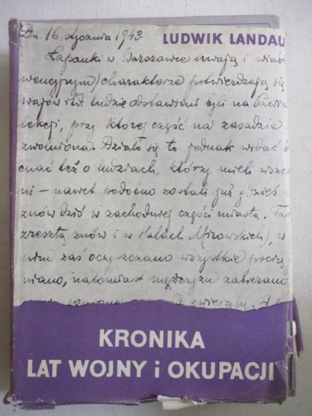 Landau Ludwik - Kronika lat wojny i okupacji, tom I