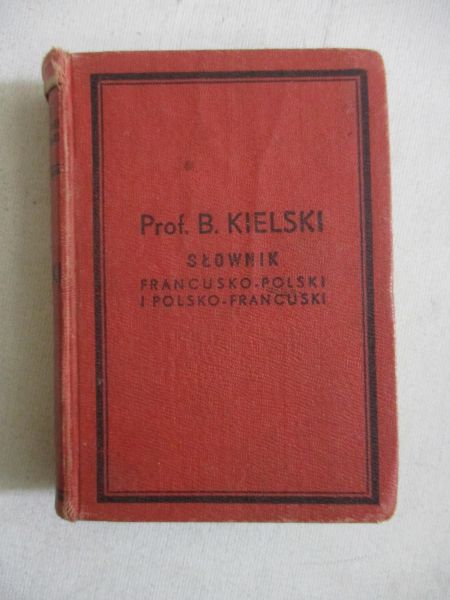 Słownik podręczny francusko-polski, polsko-francuski, 1935 r.