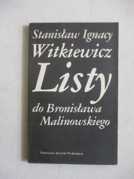 Listy do Bronisława Malinowskiego