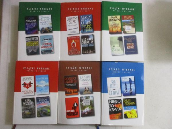 Książki Wybrane Reader's Digest, 6 książek