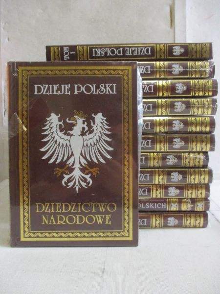 Dzieje Polski, t.I-IX / Poczet królów polskich, reprint z 1895, NOWA
