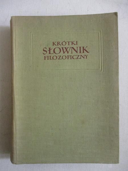 Krótki słownik filozoficzny