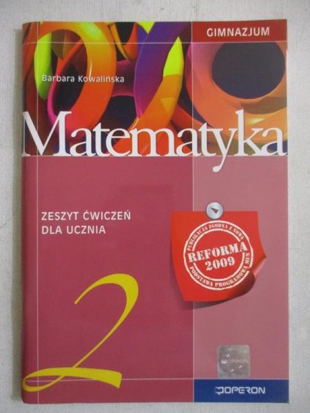 Matematyka 2. Zeszyt ćwiczeń dla ucznia