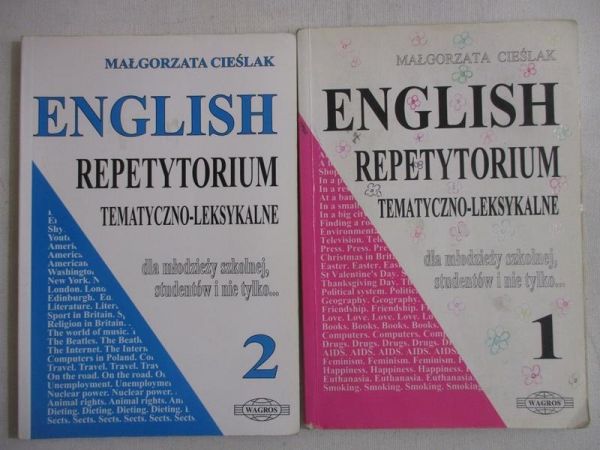 English. Repetytorium tematyczno-leksykalne, Tom I i II