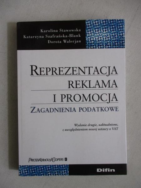 Reprezentacja, reklama i promocja