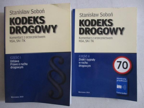 Kodeks drogowy, cz. I-II