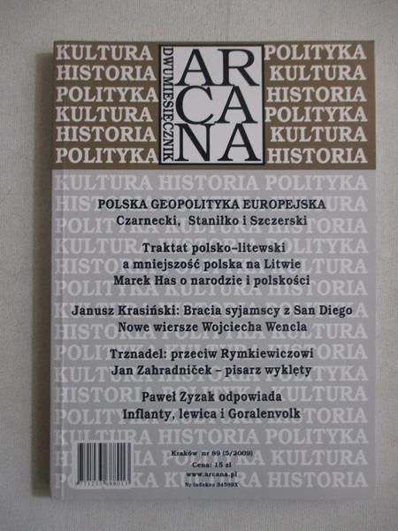 Dwumiesięcznik Arcana nr 89 (5/2009)
