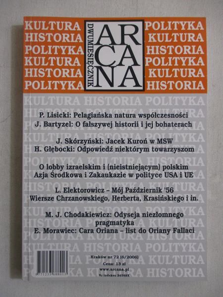 Dwumiesięcznik Arcana nr 72 (6/2006)