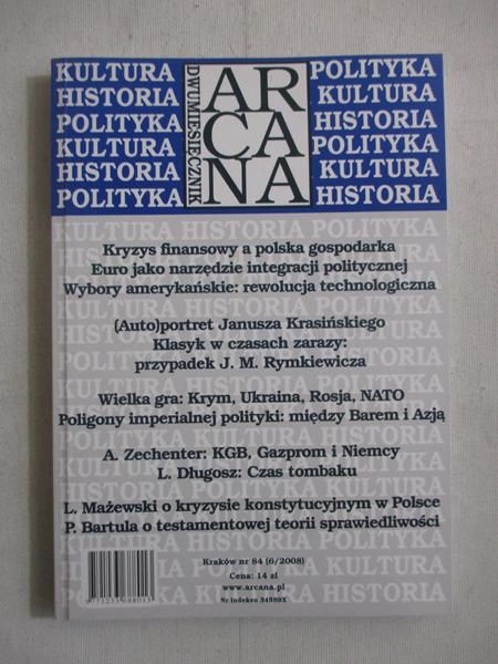 Dwumiesięcznik Arcana nr 84 (6/2008)