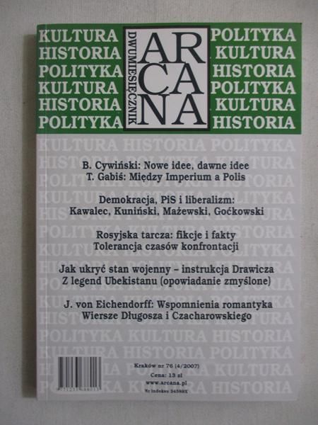 Dwumiesięcznik Arcana nr 76 (4/2007)