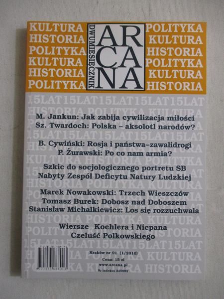 Dwumiesięcznik Arcana nr 91 (1/2010)