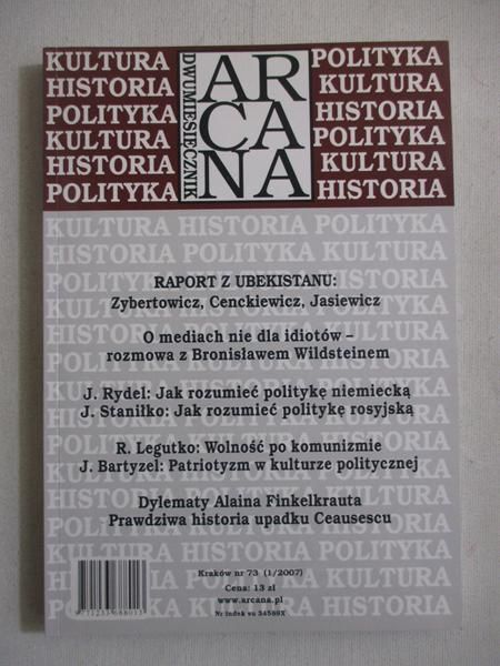 Dwumiesięcznik Arcana nr 73 (1/2007)