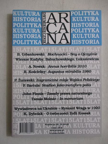 Dwumiesięcznik Arcana nr 95 (5/2010)