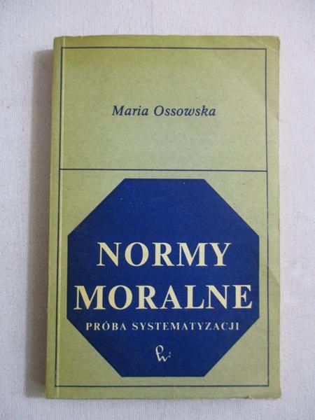 Normy moralne: próba systematyzacji