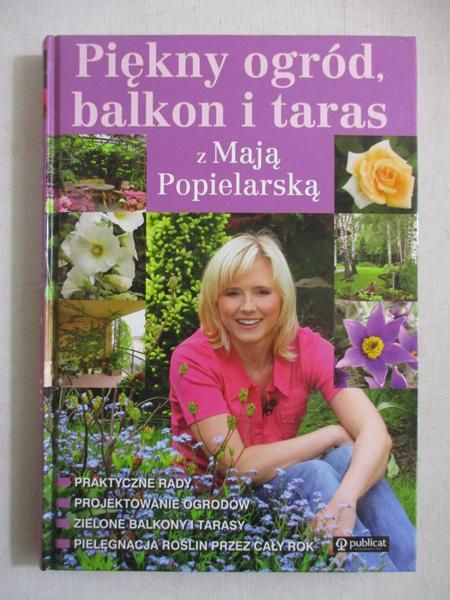 Piękny ogród, balkon i taras