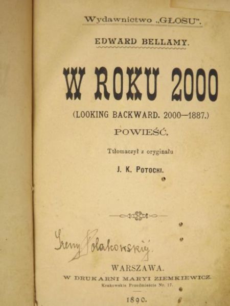 W roku 2000, 1890 r.