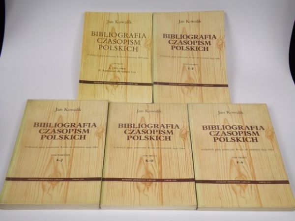 Bibliografia czasopism polskich wydanych poza granicami Kraju od września 1939 roku, t. I-V