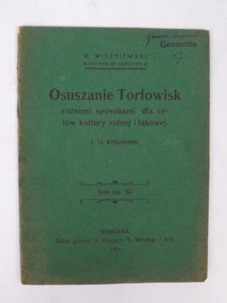 Osuszanie Torfowisk, 1911 r.