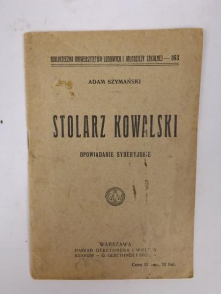 Stolarz Kowalski, 1946 r.
