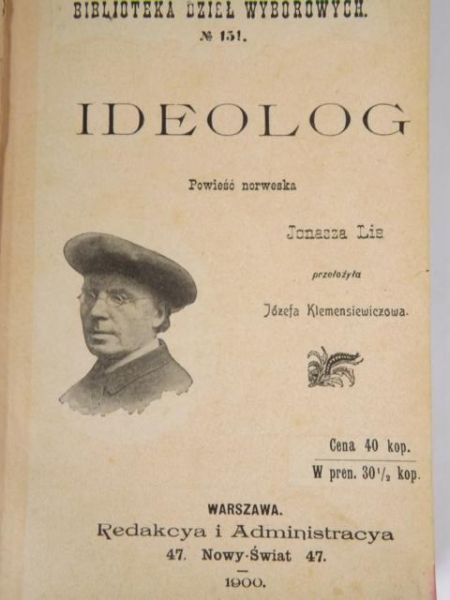 Ideolog, 1900 r.