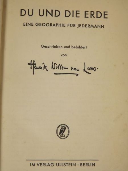 Du und die Erde. Eine Geographie für jedermann, 1932 r.