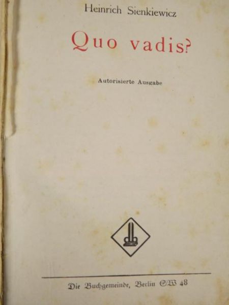 Quo Vadis? 1948 r.