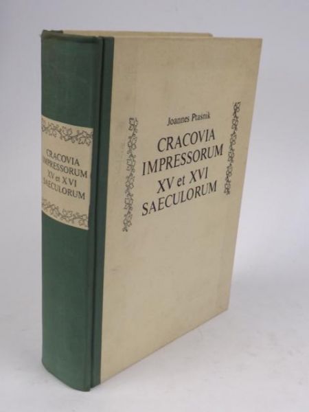 Cracovia impressorum XV et XVI saeculorum, reprint z 1922 r.