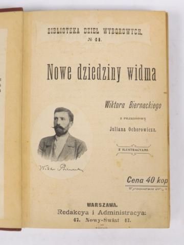 Biernacki Wiktor - Nowe dziedziny widma, 1898 r.