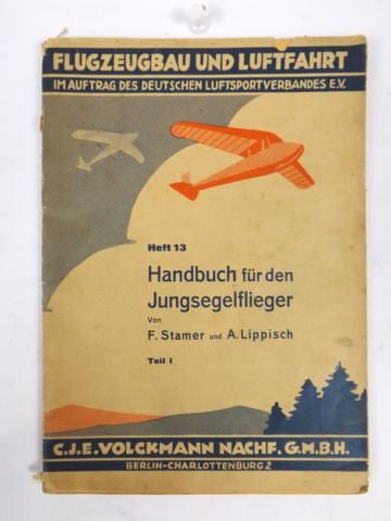 . - Handbuch fur den Jungsegelflieger, Heft 13, 1935 r.