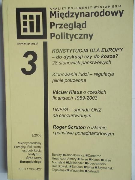 Międzynarodowy przegląd polityczny