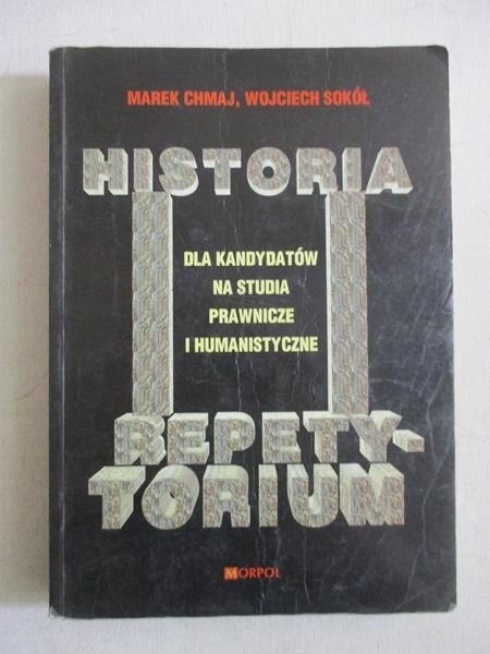 Historia dla kandydatów na studia prawnicze i humanistyczne