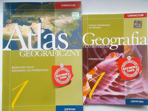 Geografia dla gimnazjum. Podręcznik dla klasy 1 + atlas geograficzny