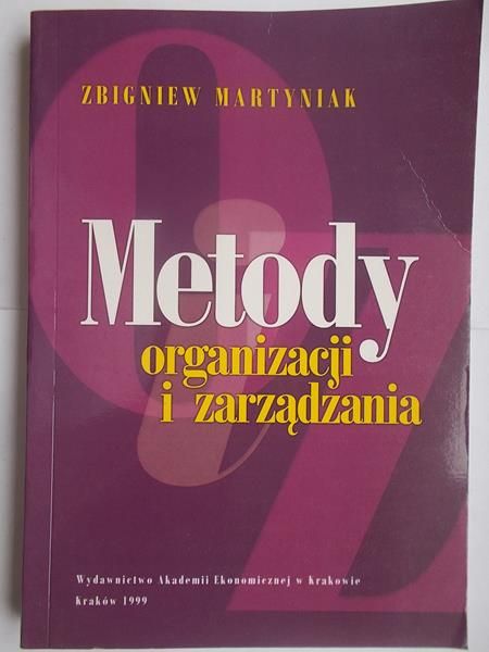Metody organizacji i zarządzania
