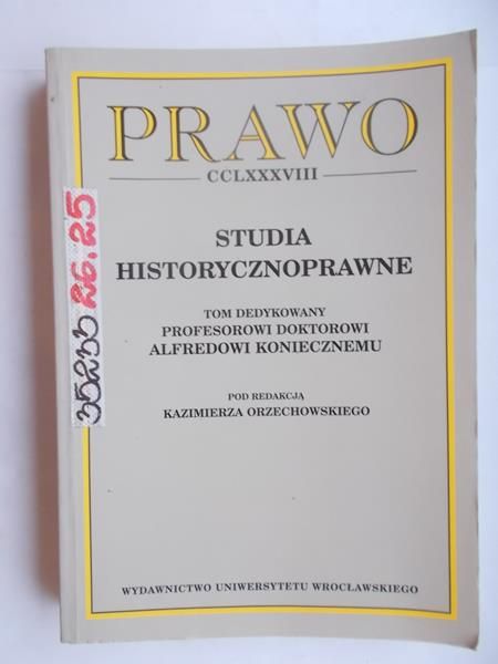 Studia historycznoprawne