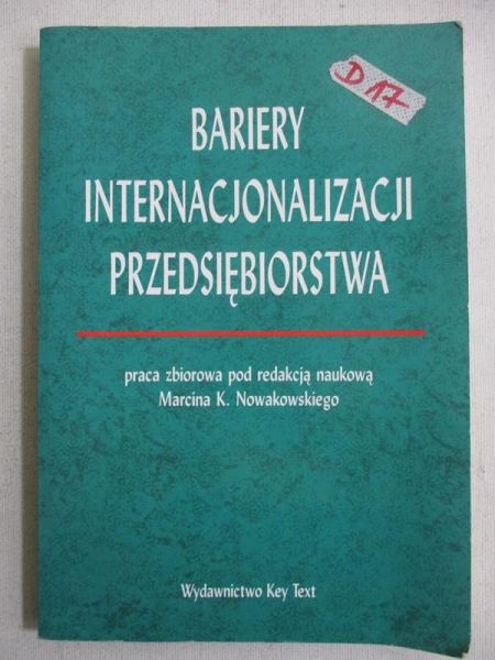 Bariery internacjonalizacji przedsiębiorstwa